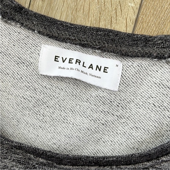 Everlane The Crew Sweatshirt Marled Gray - Picture 8 of 11